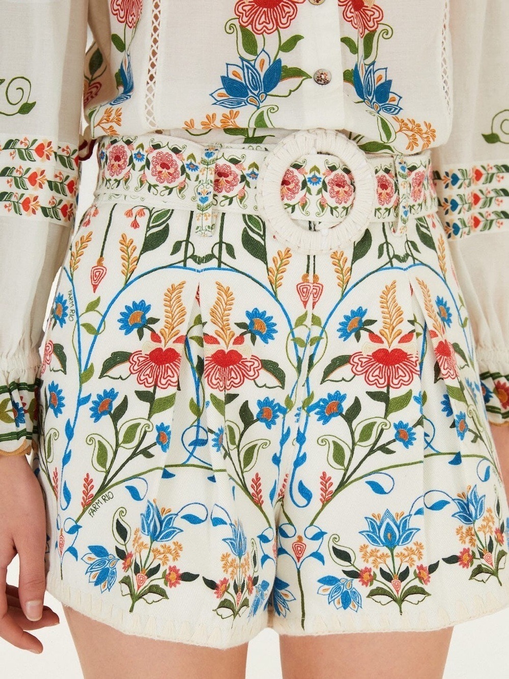 Farm Rio Fraga Print Shorts - Picture 3 of 7